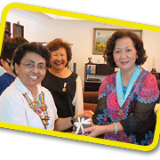 18 Nov 2014: District Chairman Alice Lau visits IWC Singapore