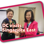 District Chairman Nancy Ho's visit to IWC Singapore East.
