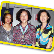 10 Sep 2014: District Chairman Alice on her official visit to IWC Sandakan