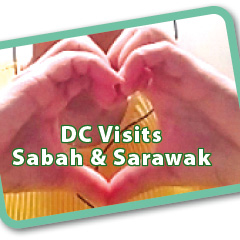 30 Jun 2021. Official visit of District Chairman Datin Gillian Lee to the Inner Wheel Clubs of Sabah and Sarawak.